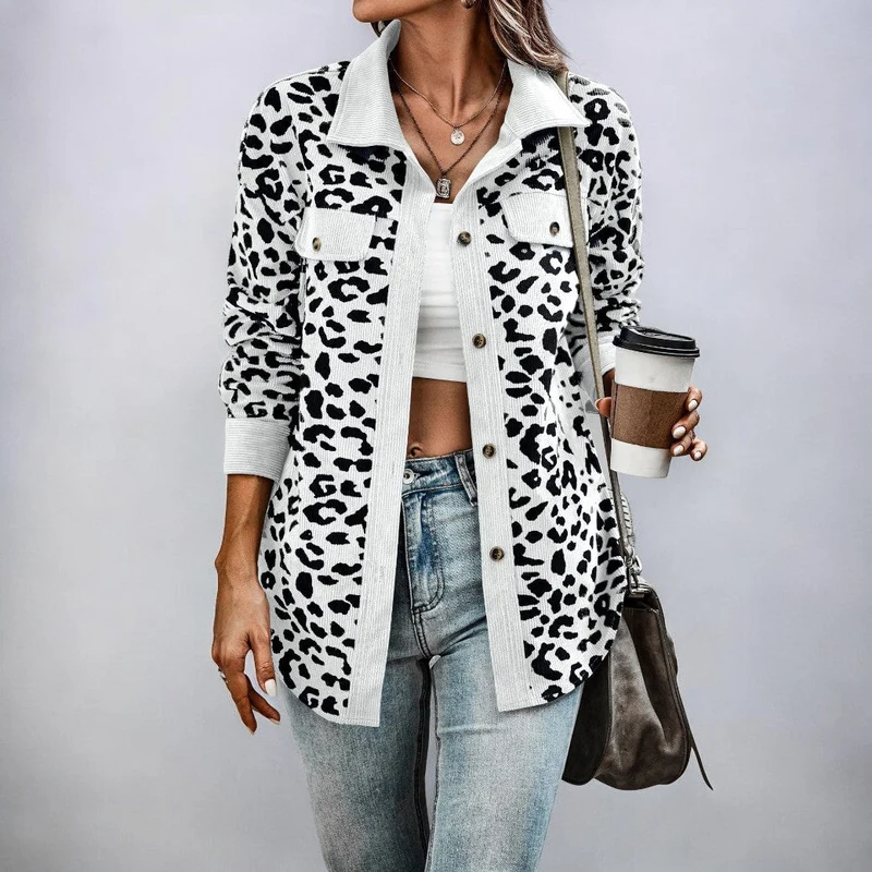 Stilvolle Leopardenjacke