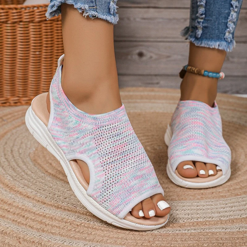 Damen Sportliche Freizeitsandalen mit atmungsaktivem Obermaterial