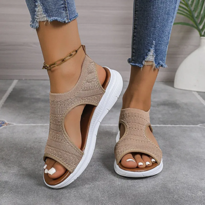 Damen Sportliche Freizeitsandalen mit atmungsaktivem Obermaterial
