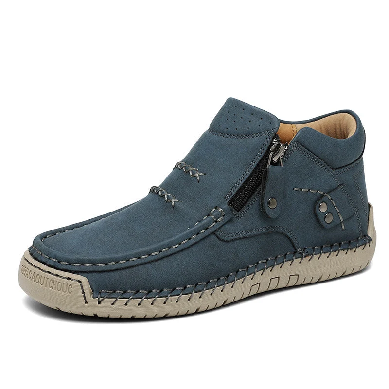 Herren Bequeme und modische Stiefeletten mit Reißverschluss