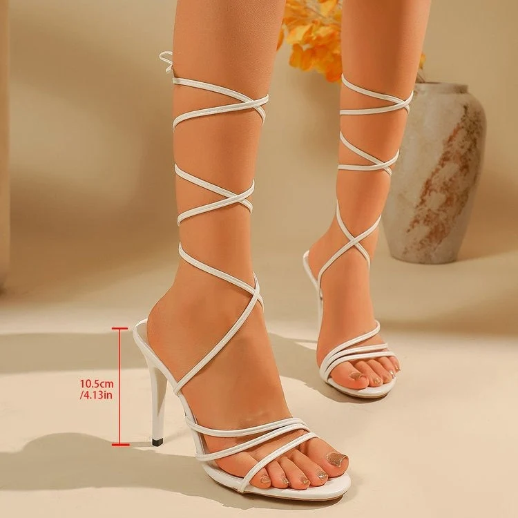 Damen Elegante High-Heel Riemensandaletten Nord Taschen