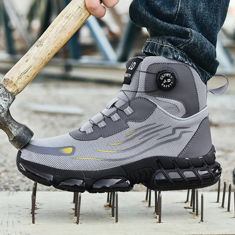 Damen Sicherheitsstiefel mit rutschfester Sohle und atmungsaktivem Obermaterial