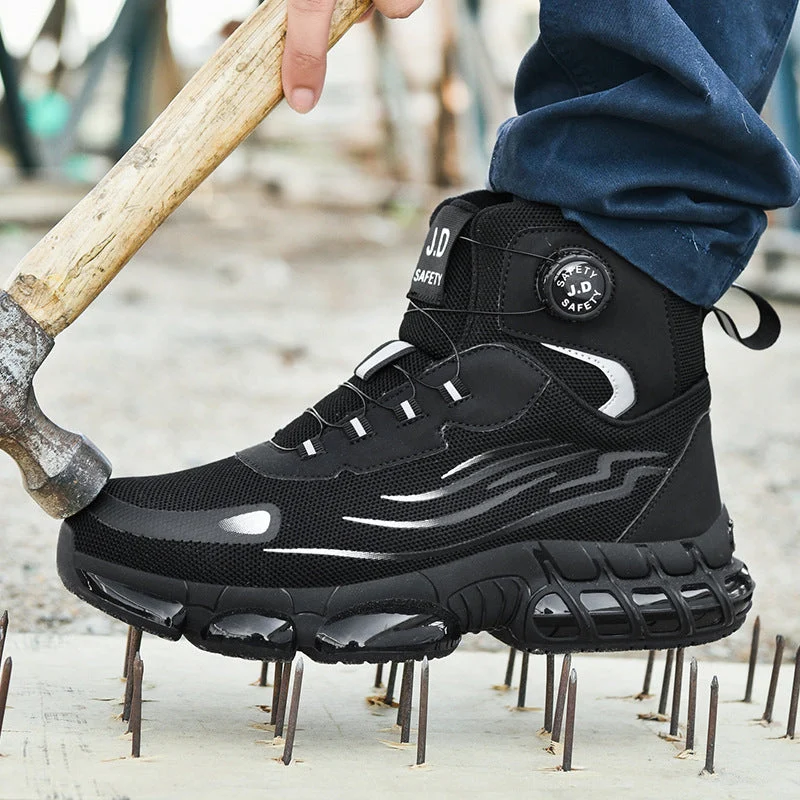 Damen Sicherheitsstiefel mit rutschfester Sohle und atmungsaktivem Obermaterial