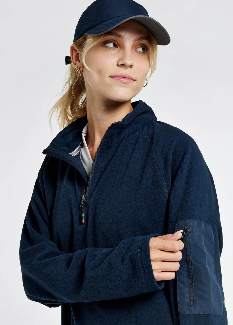 Valencia Damen Fleecepullover - Navy