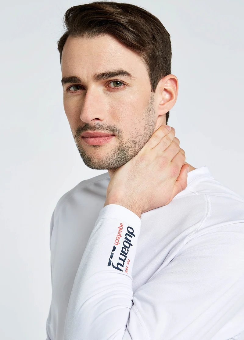 Ancona Langarmshirt Herren - White