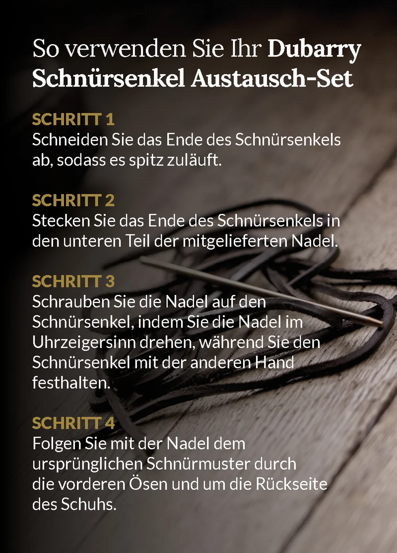 Bootsschuh Schnürsenkel Austausch-Set - Brown
