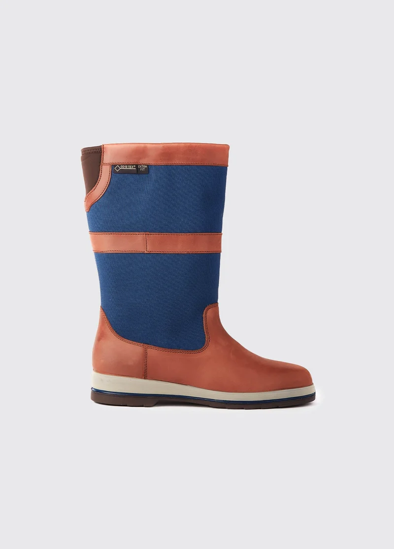 Shamrock ExtraFit™ Herren Segelstiefel - Navy/Brown
