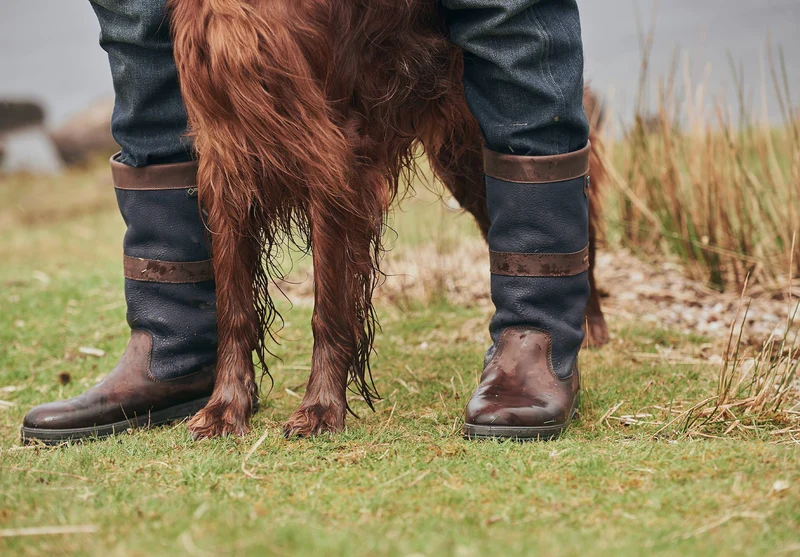 Kildare Herren Outdoor-Stiefel ExtraFit™- Navy/Brown