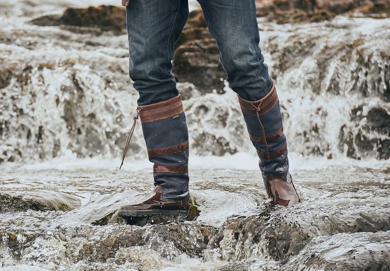 Galway Herren Outdoor-Stiefel ExtraFit™ - Navy/Brown