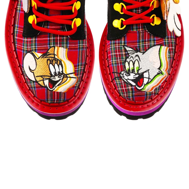 Irregular Choice Frauen Tom & Jerry Maus-Sandwich-Stiefel