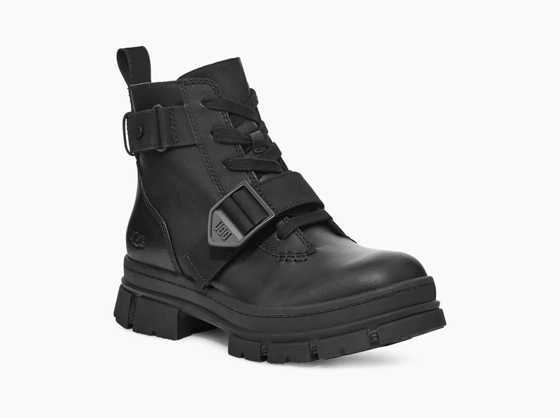UGG Ashton Schnürstiefel für Damen – Schwarz