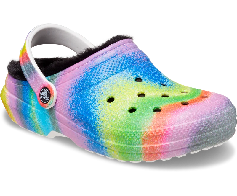Crocs Unisex Classic Lined Spray Dye Clog – Weiß