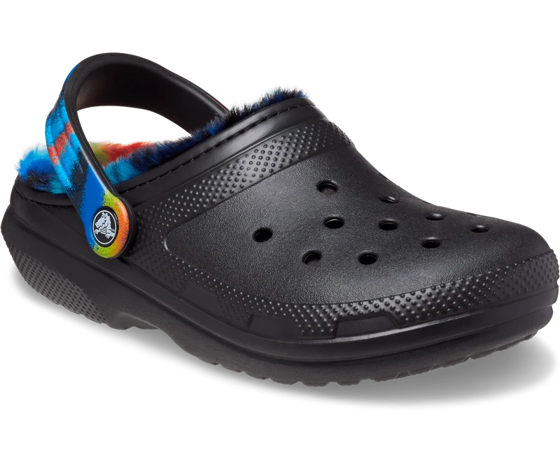 Crocs Unisex Classic Lined Spray Dye Clog – Schwarz