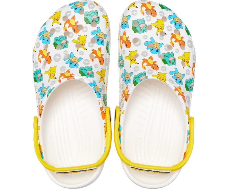 Crocs Unisex-Klassiker Pokemon Clog – Weiß
