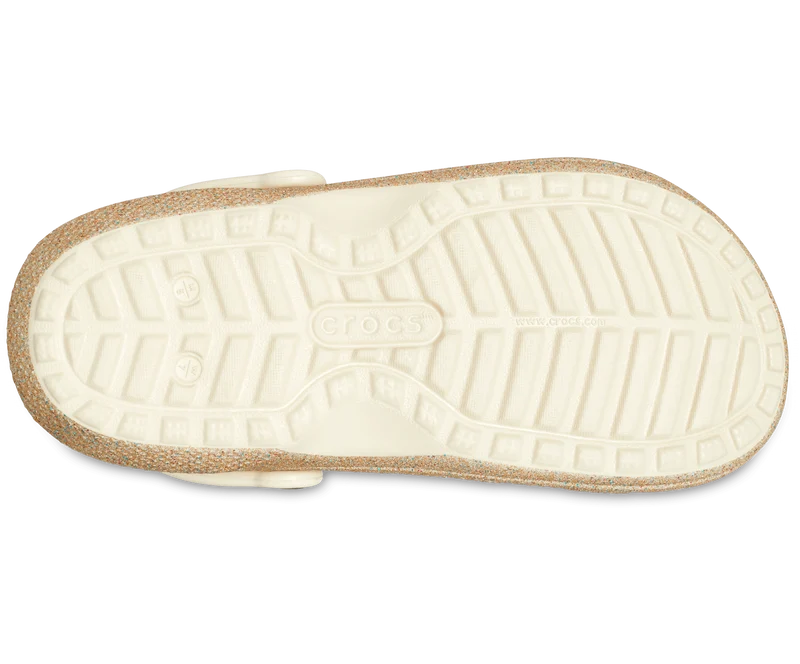 Crocs Unisex Classic Glitter Lined Clog - Multi / Gold