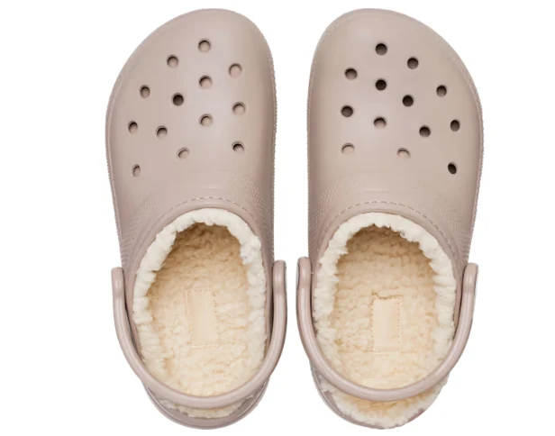 Crocs Unisex-Klassiker Lined Clog - Pilz / Knochen