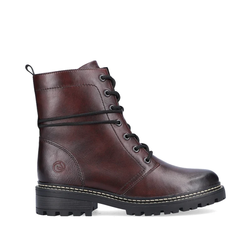 Remonte Modischer Damenstiefel – tiefes Kastanienrot