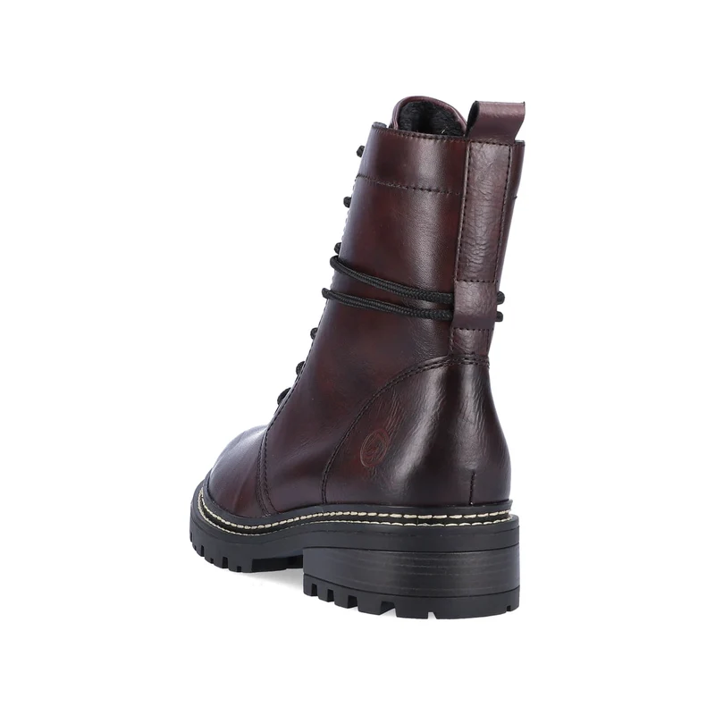 Remonte Modischer Damenstiefel – tiefes Kastanienrot