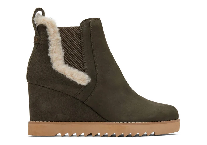 TOMS Maddie-Stiefel für Damen – Tarmac Olive