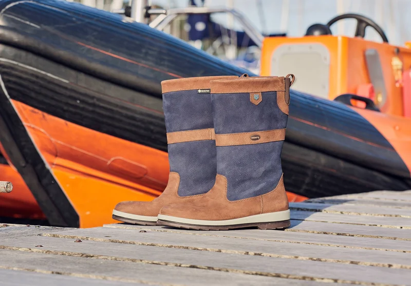 Ultima Damen Segelstiefel - Navy/Brown
