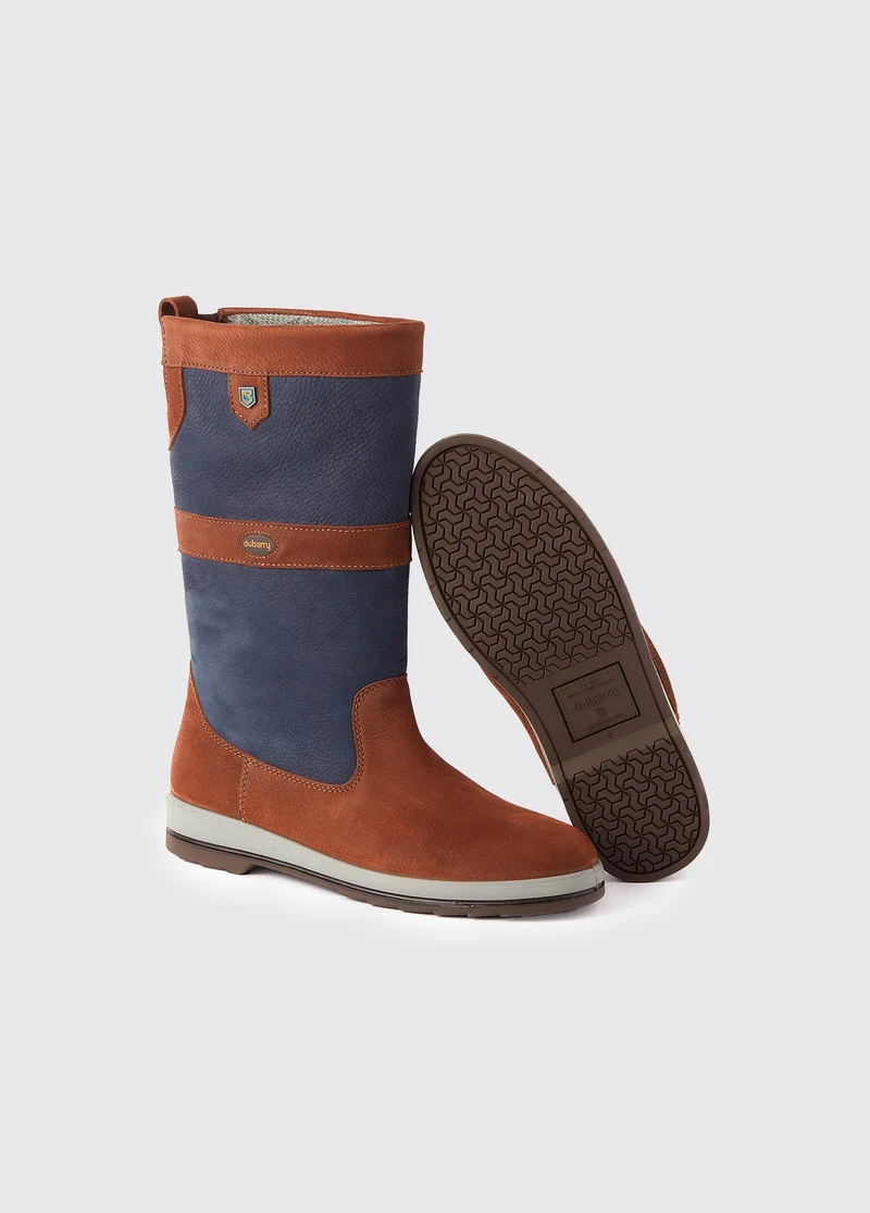 Ultima ExtraFit™ Damen Segelstiefel - Navy/Brown