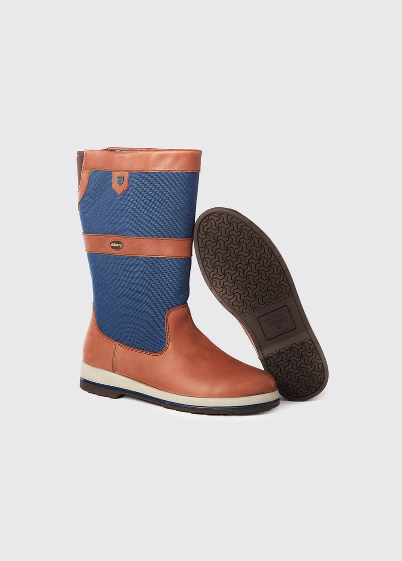 Shamrock ExtraFit™ Damen Segelstiefel - Navy/Brown