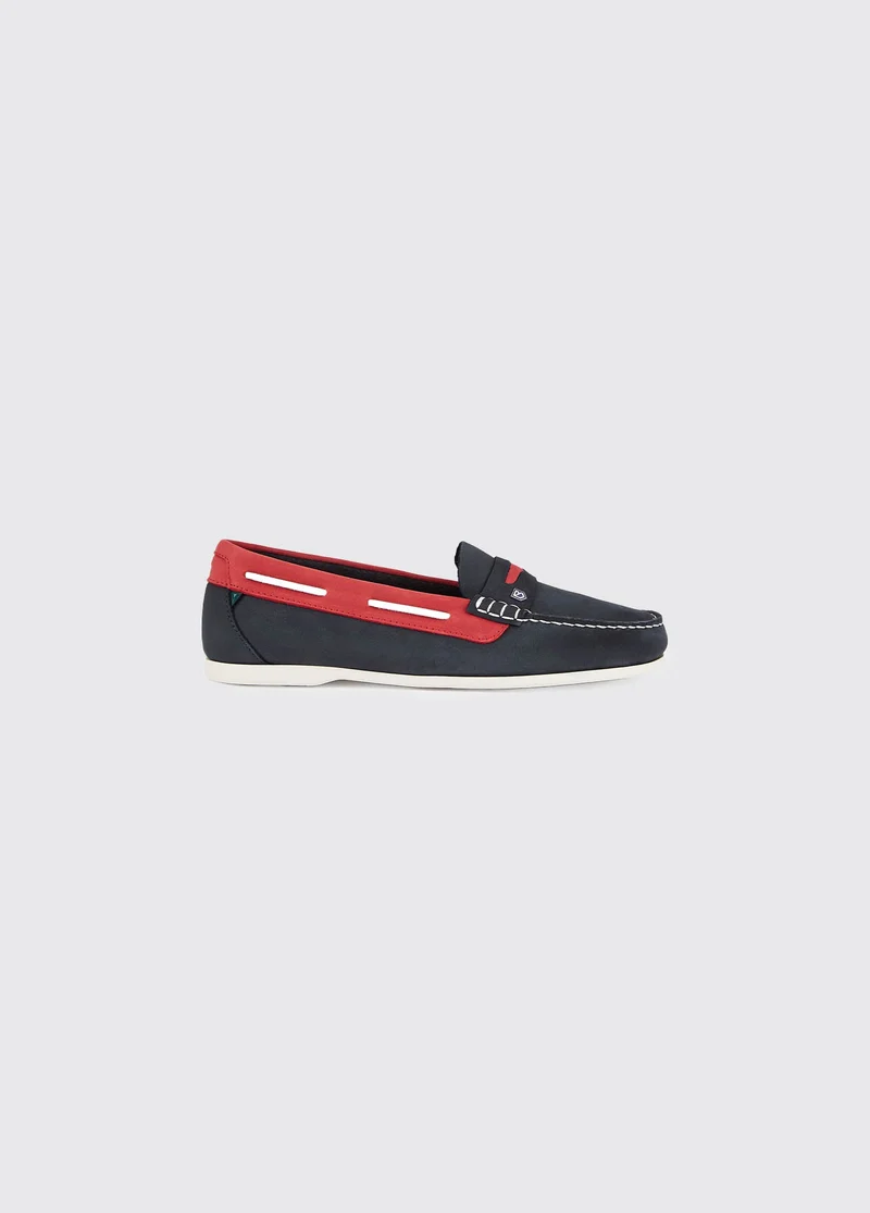 Belize Bootsschuh - Denim/Red
