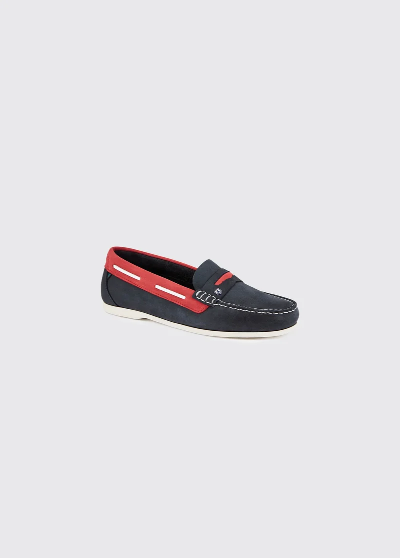 Belize Bootsschuh - Denim/Red