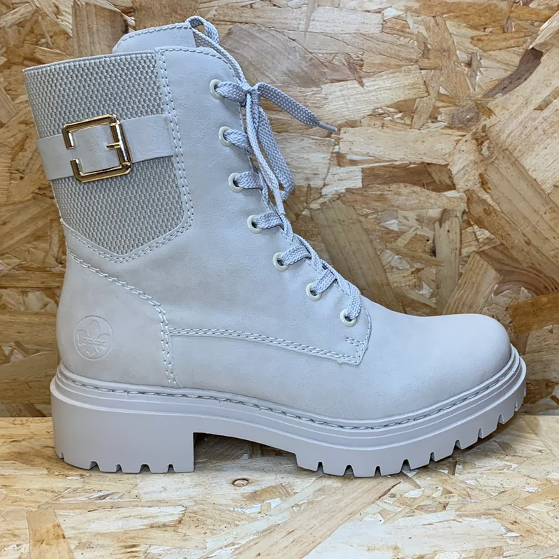 Rieker Modischer Damenstiefel – Beige