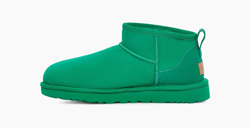 UGG Ultra Mini-Stiefel für Damen – Smaragdgrün