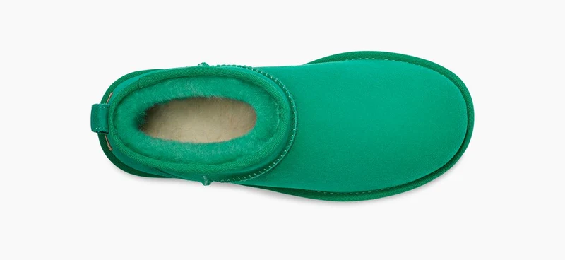 UGG Ultra Mini-Stiefel für Damen – Smaragdgrün