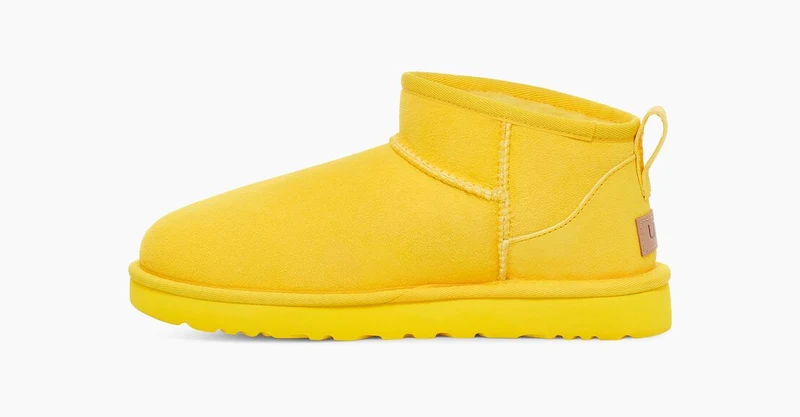 UGG Ultra Mini-Stiefel für Damen – Kanariengelb