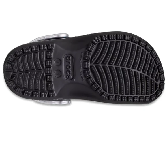 Crocs Klassischer Grogu-Clog für Kinder – Schwarz