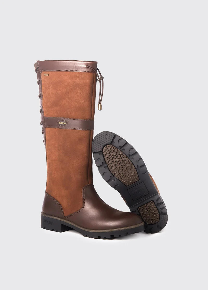 Glanmire Stiefel mit verstellbarem Schaft- Walnut