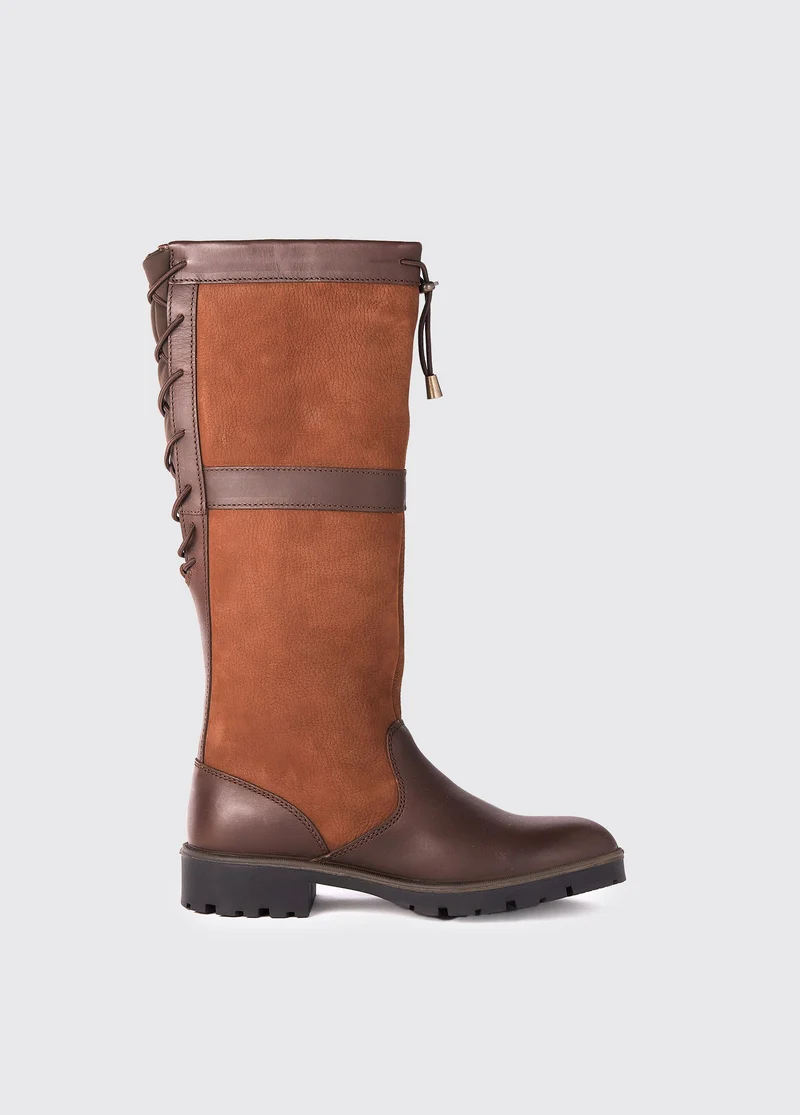 Glanmire Stiefel mit verstellbarem Schaft- Walnut