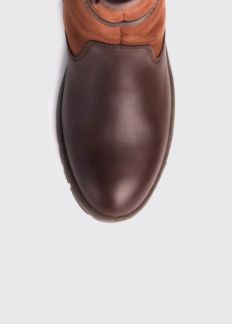 Glanmire Stiefel mit verstellbarem Schaft- Walnut