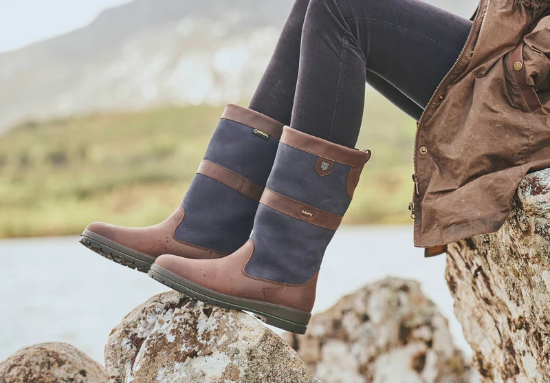 Kildare Damen Outdoor-Stiefel - Navy/Brown