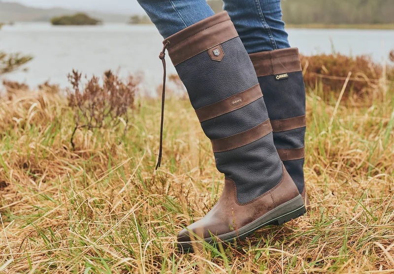 Galway Damen Outdoor-Stiefel - Navy/Brown