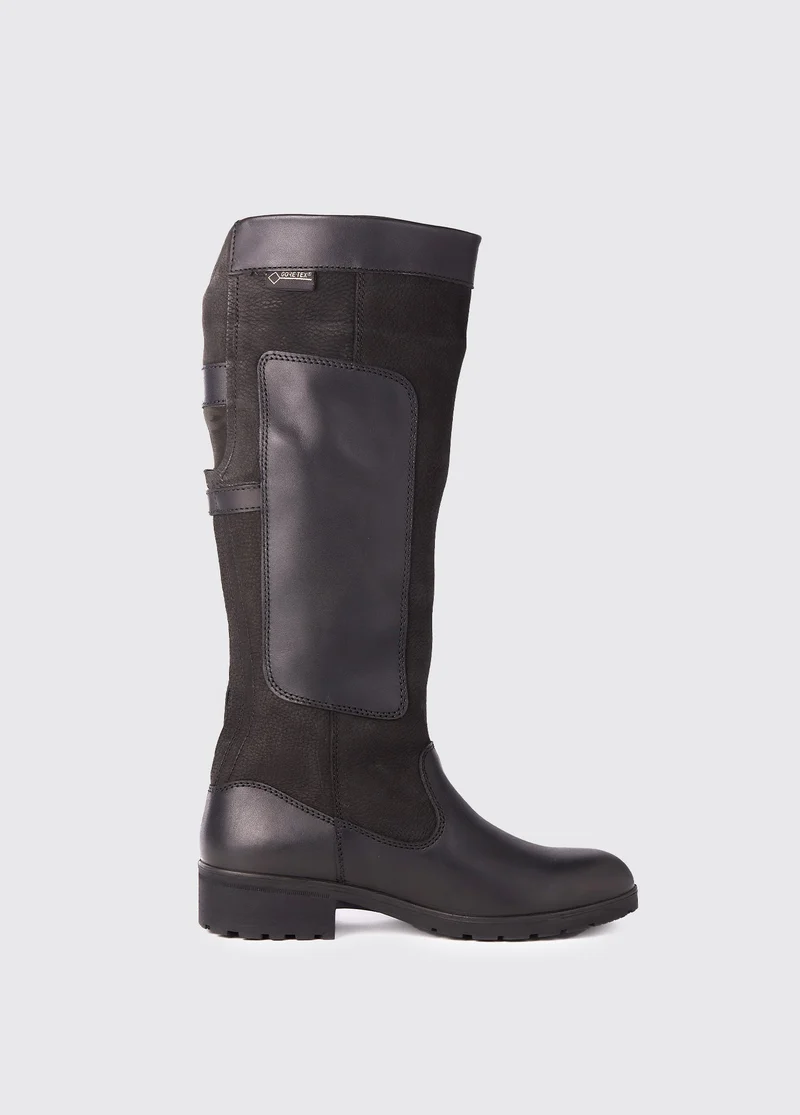 Clare Lederstiefel - Black