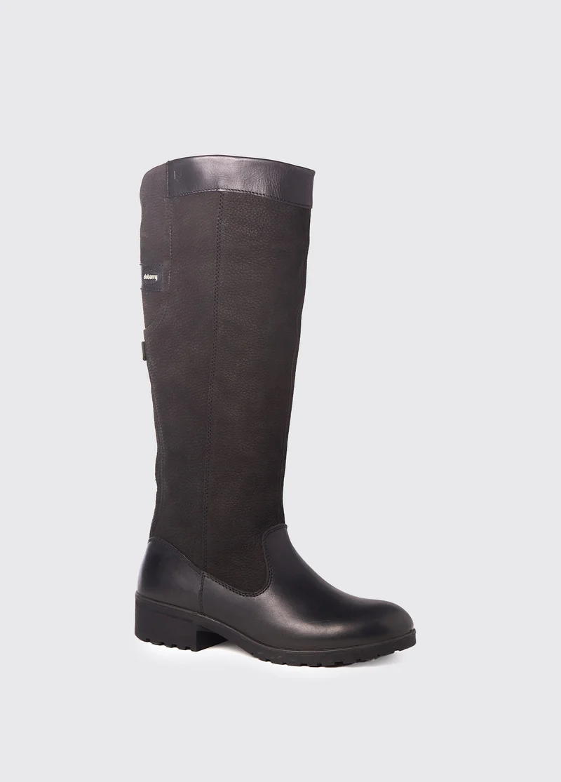 Clare Lederstiefel - Black