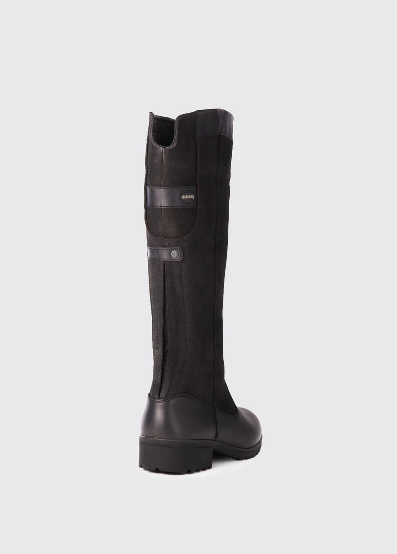 Clare Lederstiefel - Black