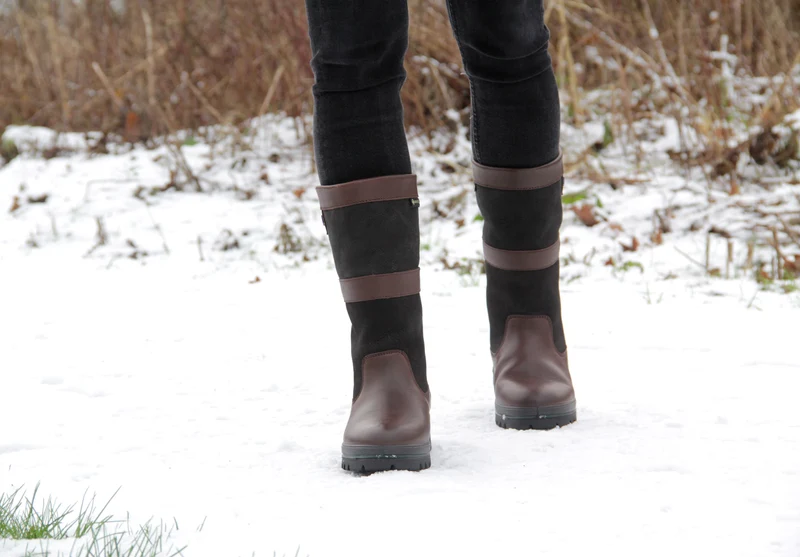 Donegal Damen Winterstiefel - Black/Brown