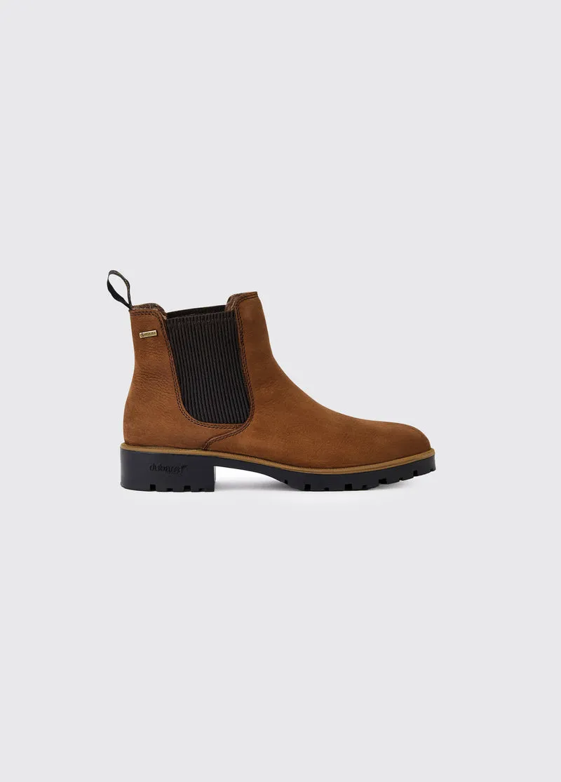 Kilcommon Chelsea-Stiefel mit Fell - Walnut