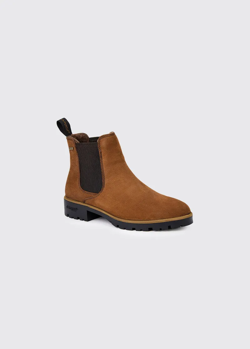 Kilcommon Chelsea-Stiefel mit Fell - Walnut