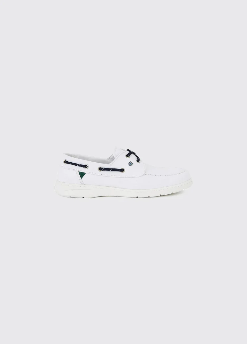 Biarritz Canvas Bootsschuh - White