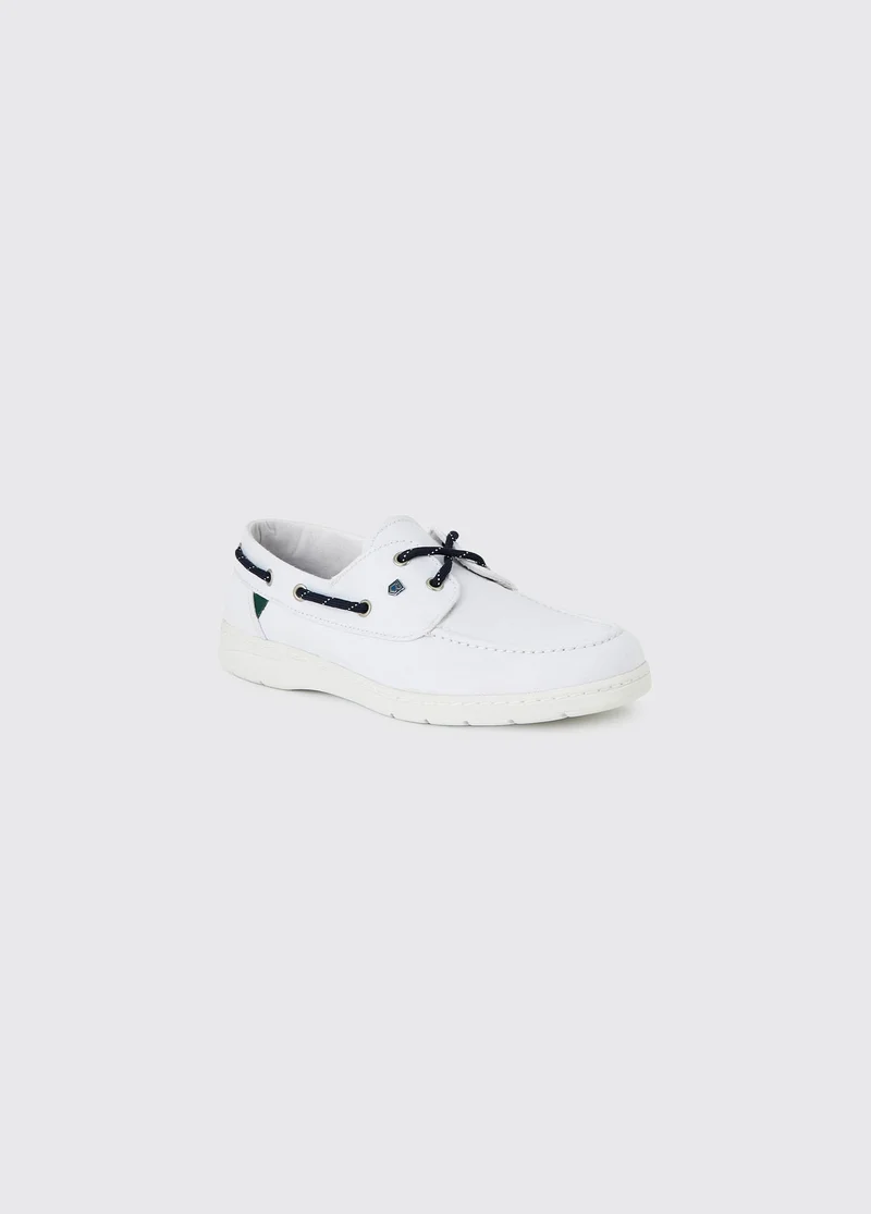 Biarritz Canvas Bootsschuh - White