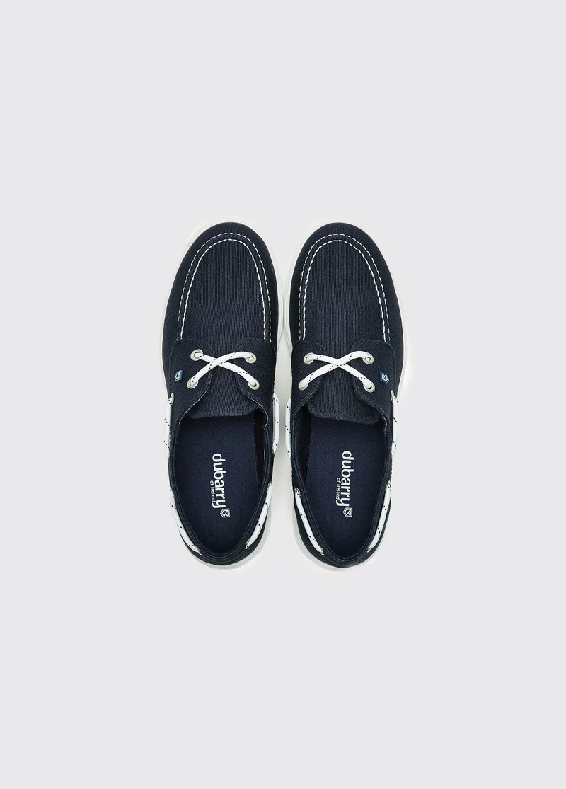 Biarritz Canvas Bootsschuh - Navy