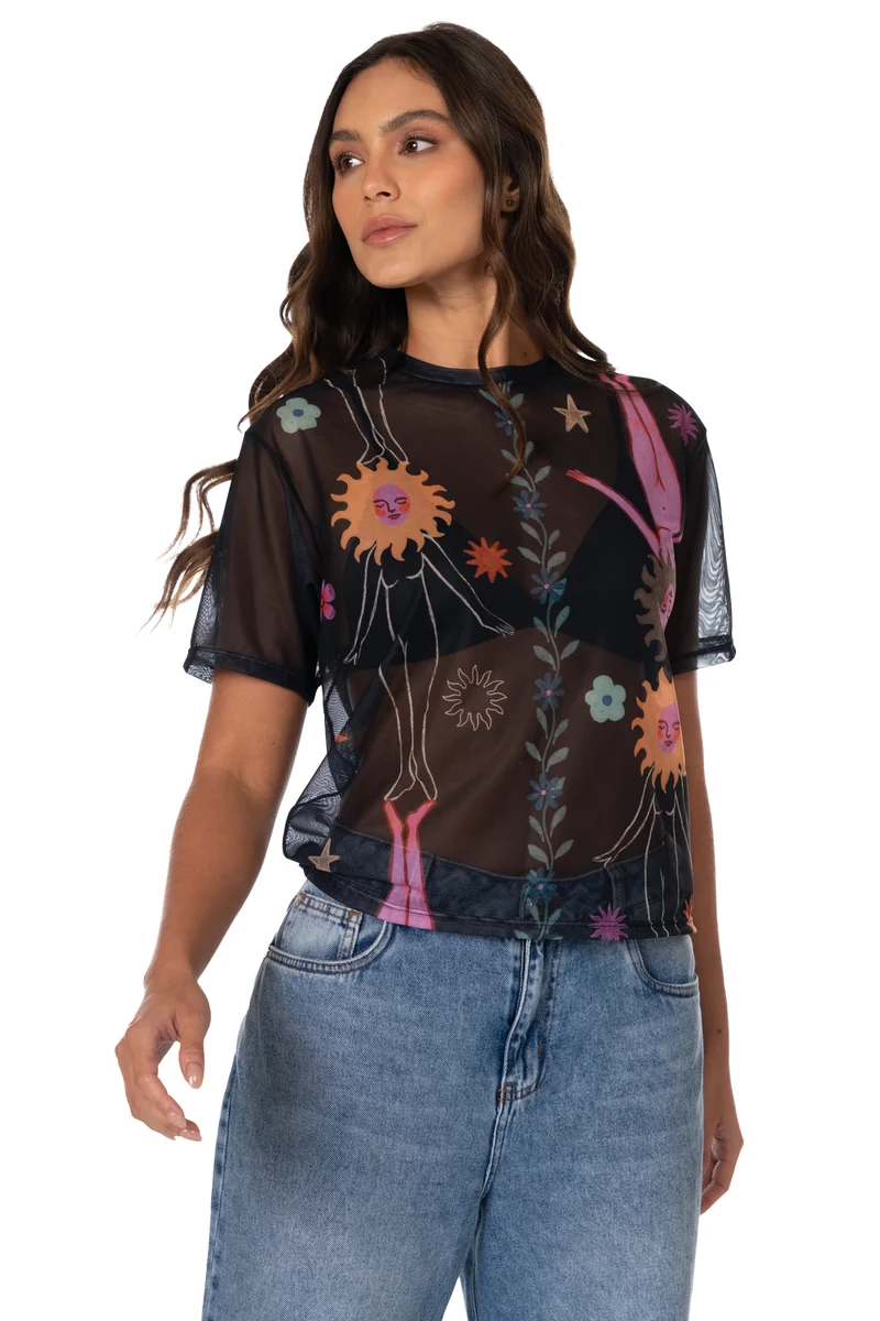 Solar Mesh Shirt - Black