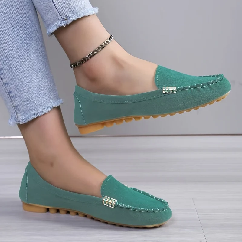 Damen Mokassin Loafer – Bequeme Freizeitschuhe für Alltag und Büro