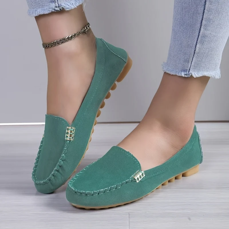 Damen Mokassin Loafer – Bequeme Freizeitschuhe für Alltag und Büro